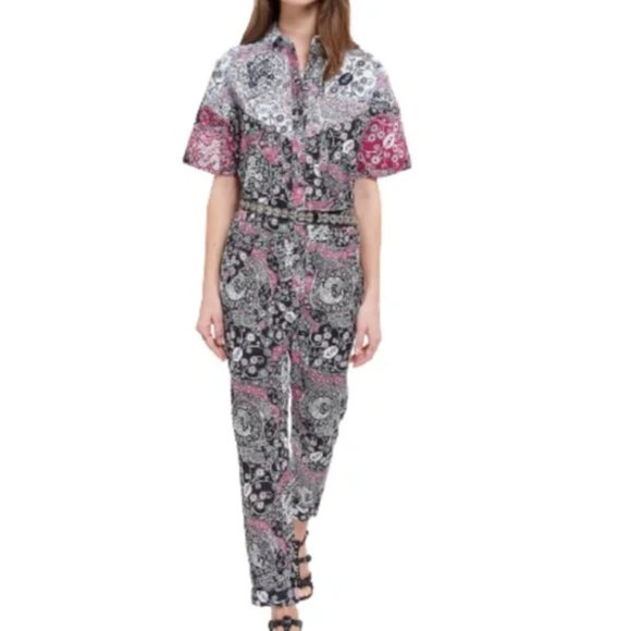 オールインワン・サロペット ISABEL MARANT Light Pink Cotton Irianna Jumpsuit Isabel Marant Light Pink Cotton Irianna Jumpsuit | italist